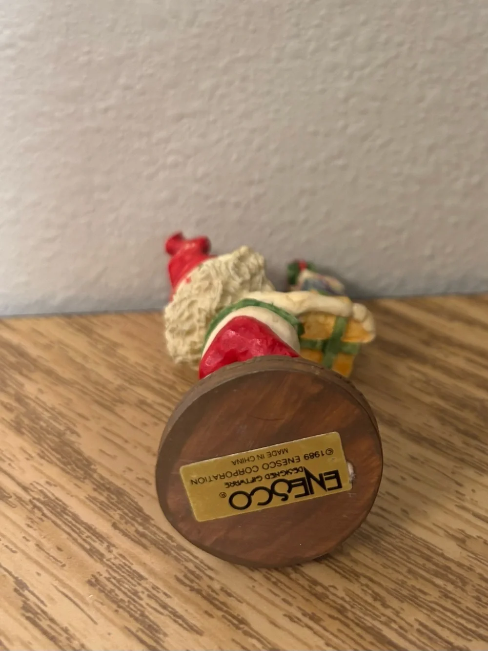 Vintage 1989 Enesco North Pole Village Buster Elf Figurine Boxed 871850